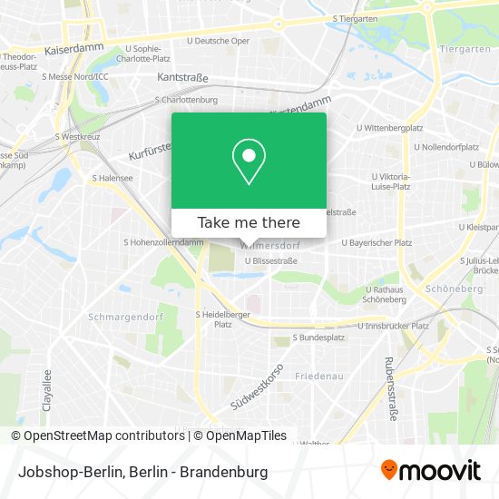 Jobshop-Berlin map