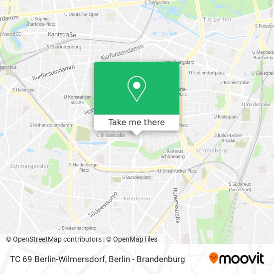 TC 69 Berlin-Wilmersdorf map