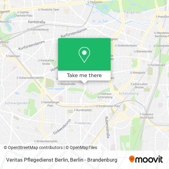 Veritas Pflegedienst Berlin map