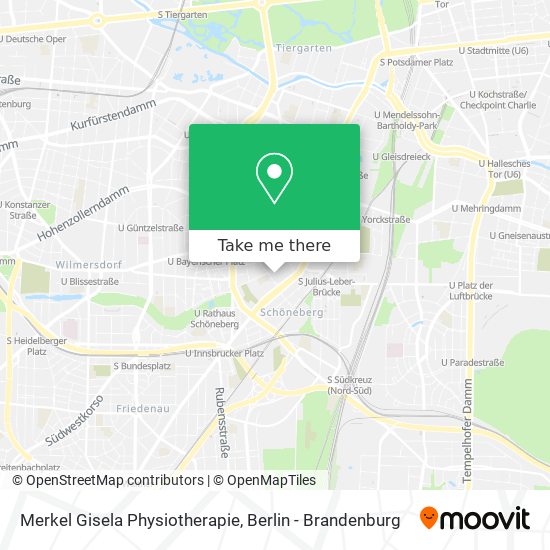 Merkel Gisela Physiotherapie map