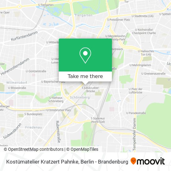 Kostümatelier Kratzert Pahnke map