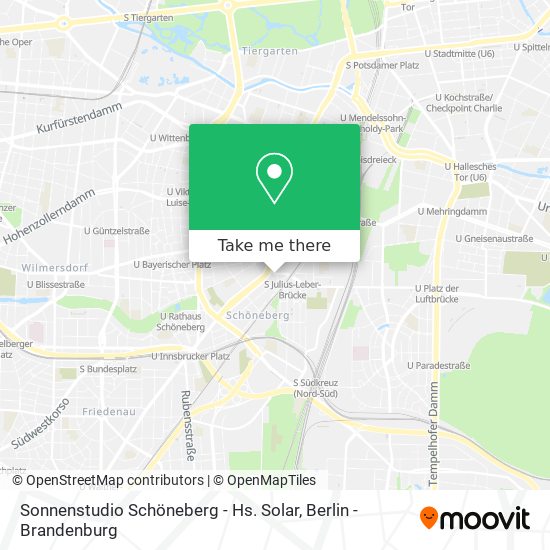 Карта Sonnenstudio Schöneberg - Hs. Solar