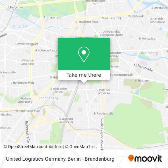 Карта United Logistics Germany