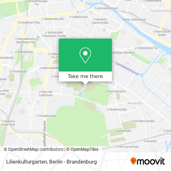 Lilienkulturgarten map