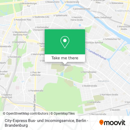 City-Express Bus- und Incomingservice map