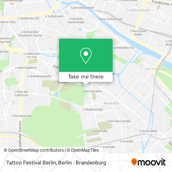 Tattoo Festival Berlin map