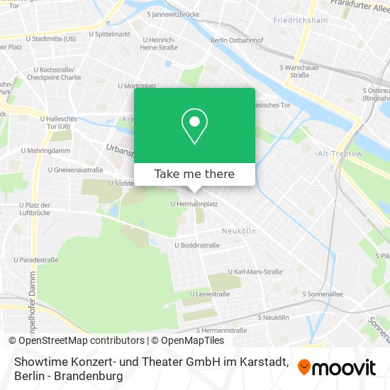 Showtime Konzert- und Theater GmbH im Karstadt map