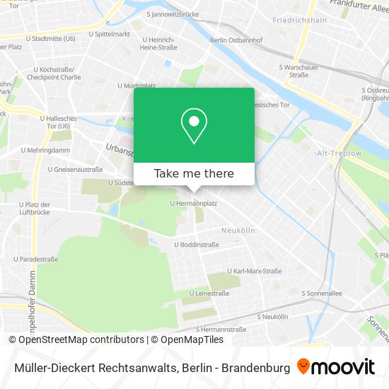 Müller-Dieckert Rechtsanwalts map