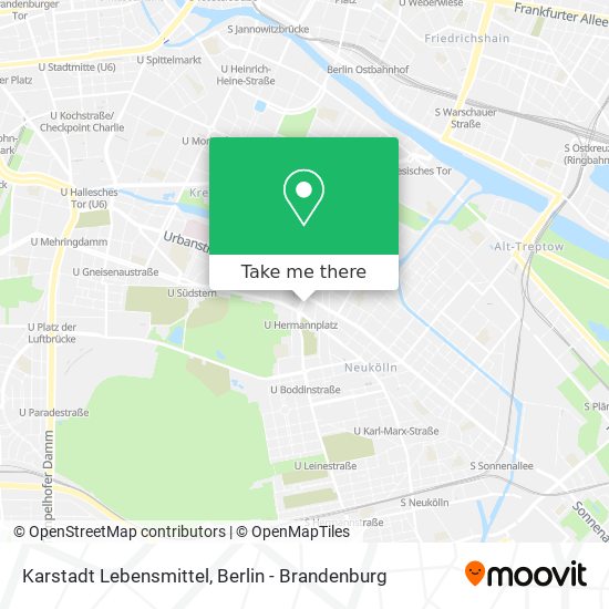 Karstadt Lebensmittel map