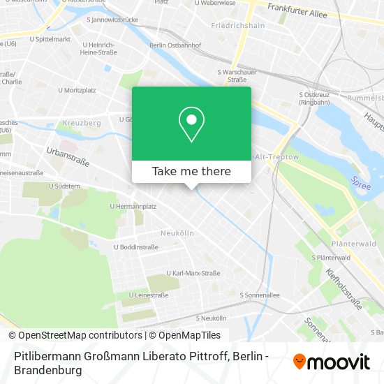 Карта Pitlibermann Großmann Liberato Pittroff