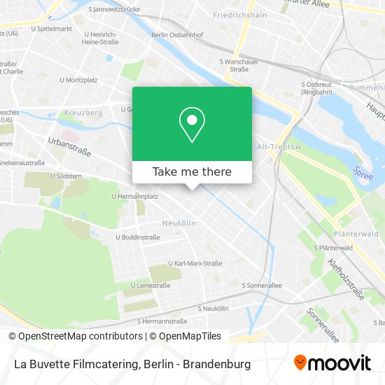 La Buvette Filmcatering map