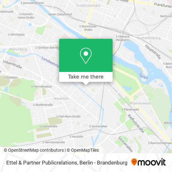 Ettel & Partner Publicrelations map