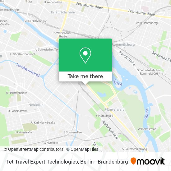 Карта Tet Travel Expert Technologies