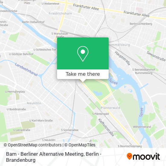 Карта Bam - Berliner Alternative Meeting