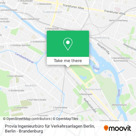 Provia Ingenieurbüro für Verkehrsanlagen Berlin map