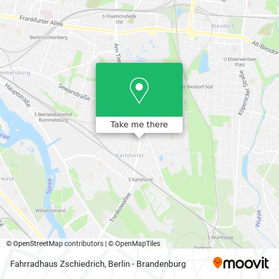 Карта Fahrradhaus Zschiedrich