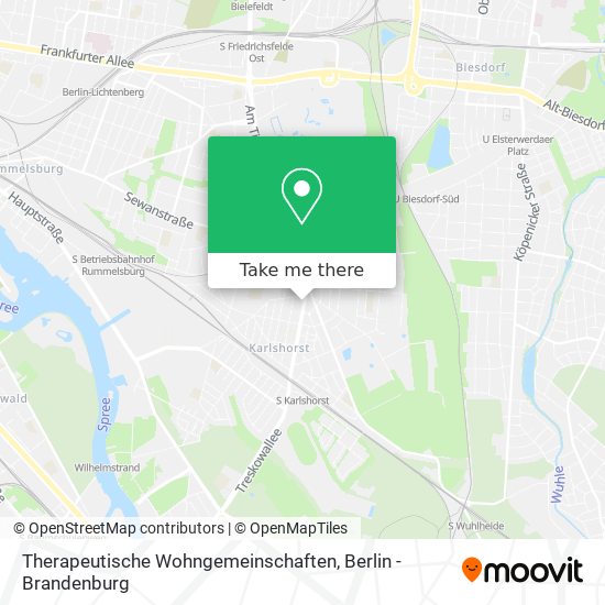 Therapeutische Wohngemeinschaften map