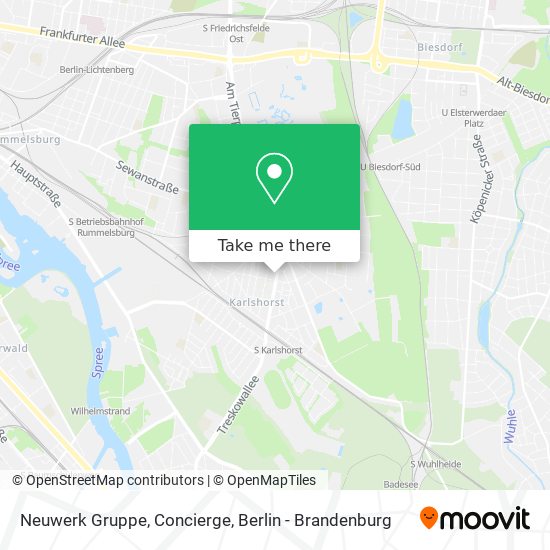 Карта Neuwerk Gruppe, Concierge