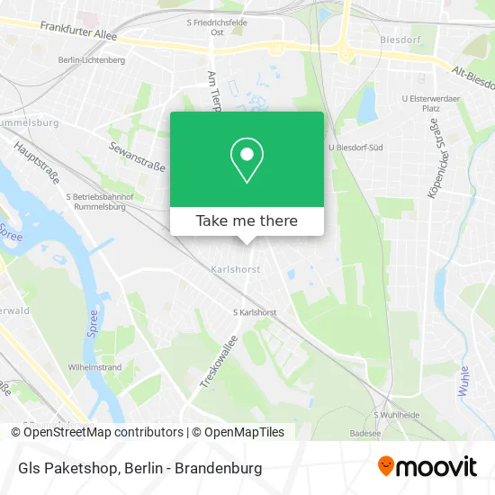 Карта Gls Paketshop