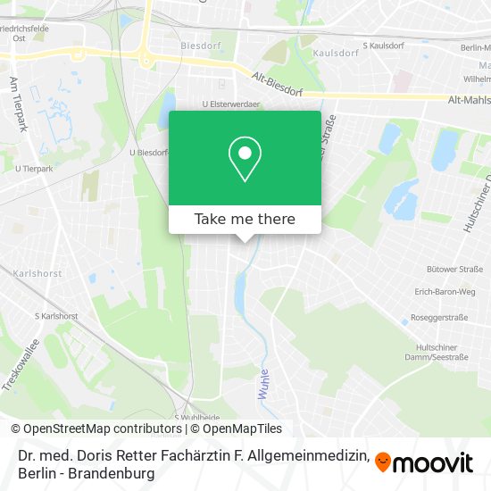 Dr. med. Doris Retter Fachärztin F. Allgemeinmedizin map