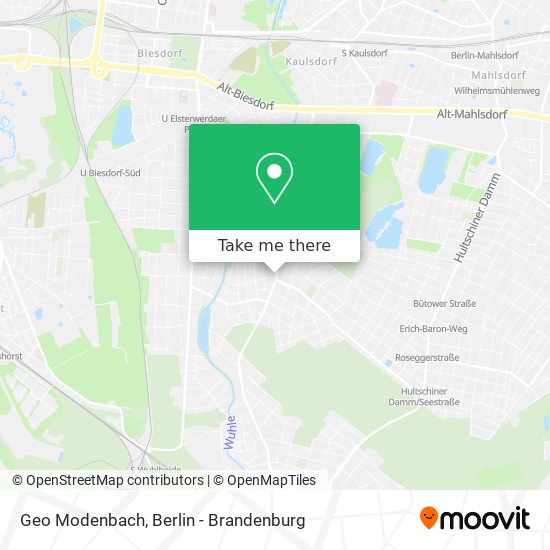 Карта Geo Modenbach