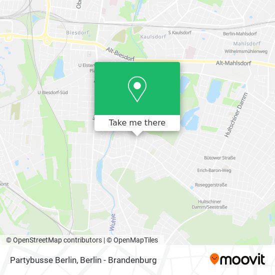 Partybusse Berlin map
