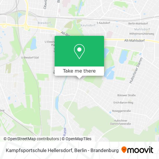 Kampfsportschule Hellersdorf map