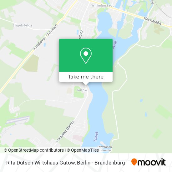 Rita Dütsch Wirtshaus Gatow map