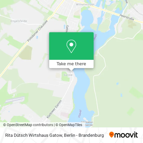 Rita Dütsch Wirtshaus Gatow map