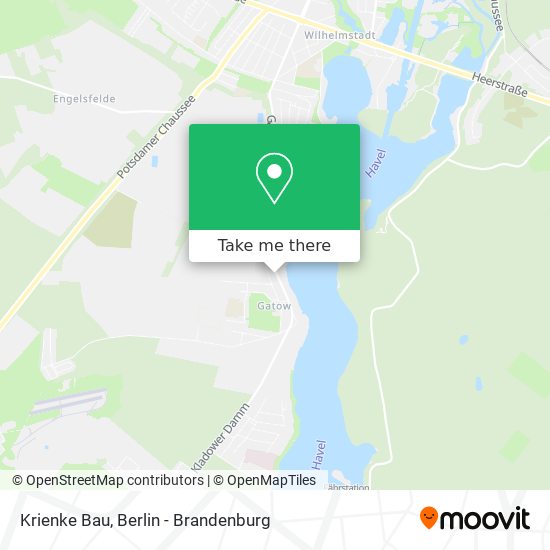 Krienke Bau map