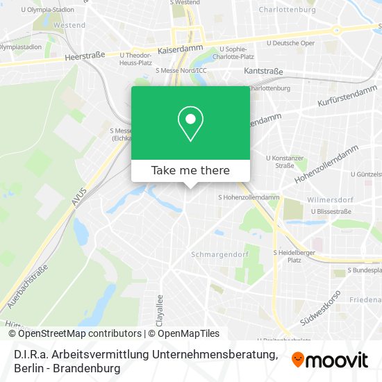 D.I.R.a. Arbeitsvermittlung Unternehmensberatung map