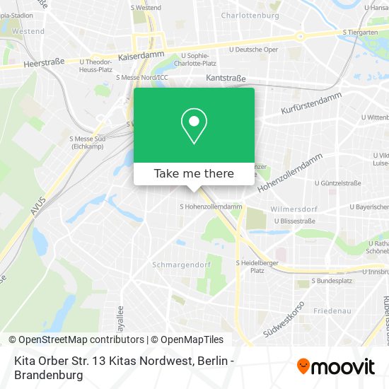 Kita Orber Str. 13 Kitas Nordwest map