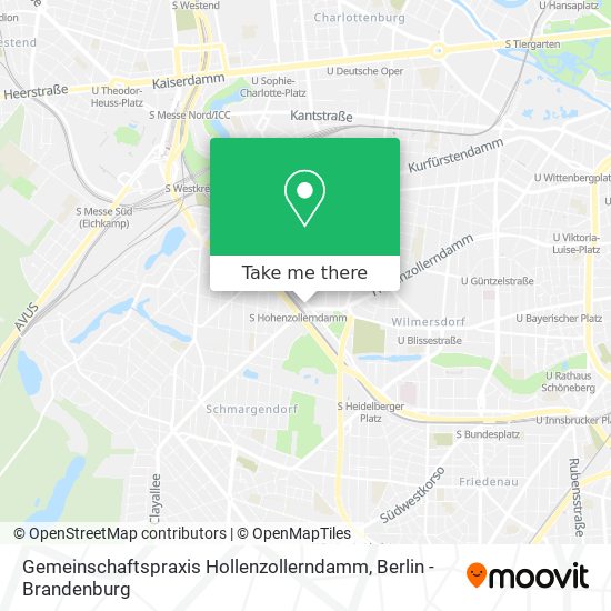 Карта Gemeinschaftspraxis Hollenzollerndamm