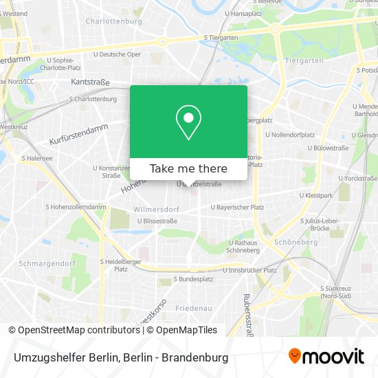 Umzugshelfer Berlin map