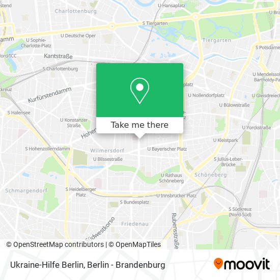 Ukraine-Hilfe Berlin map