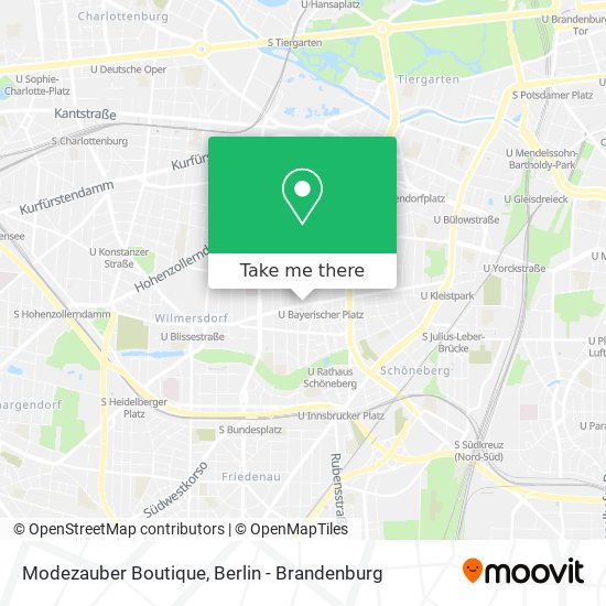 Modezauber Boutique map