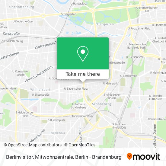 Карта Berlinvisitor, Mitwohnzentrale