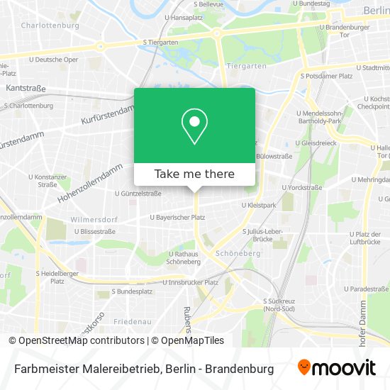 Farbmeister Malereibetrieb map