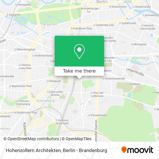 Hohenzollern Architekten map