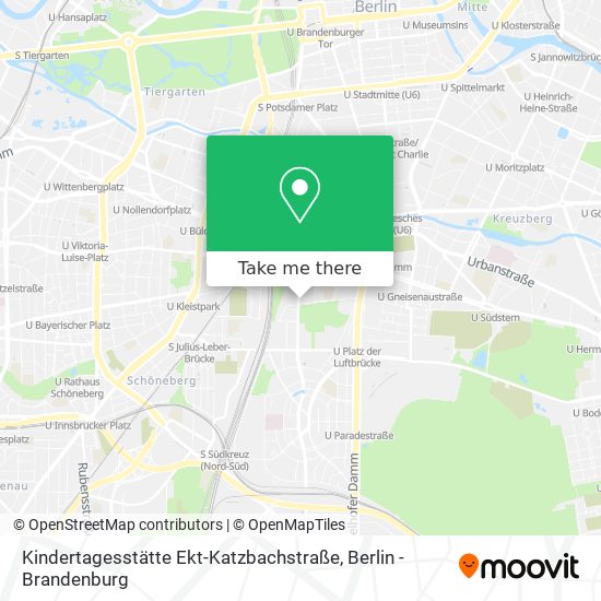 Карта Kindertagesstätte Ekt-Katzbachstraße