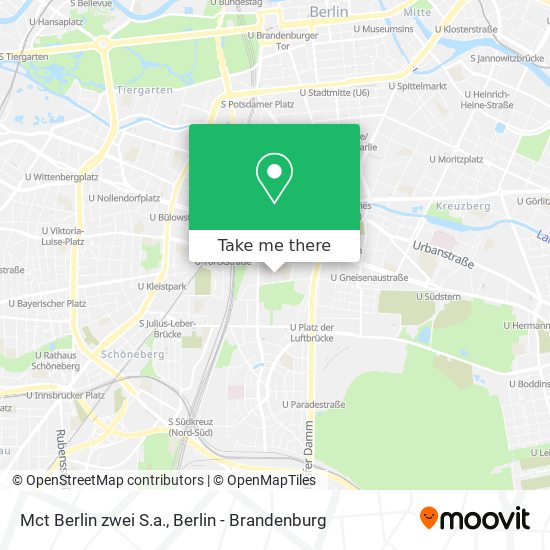 Карта Mct Berlin zwei S.a.