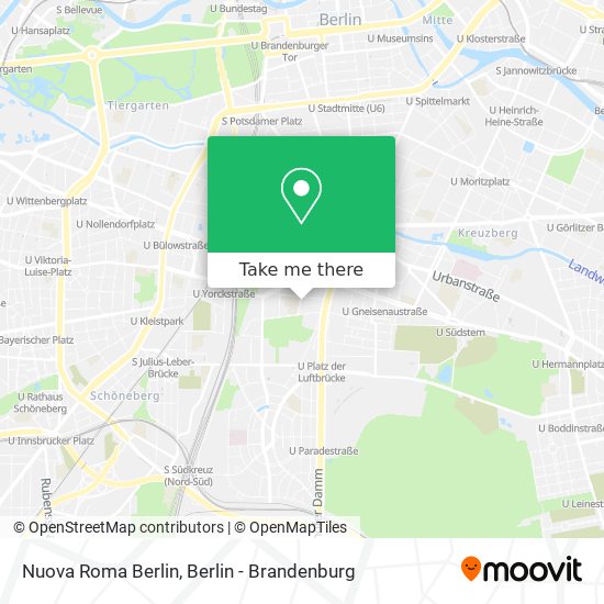 Nuova Roma Berlin map