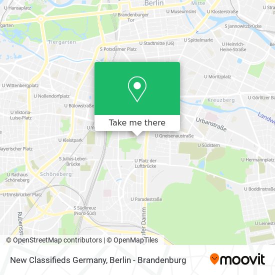 New Classifieds Germany map