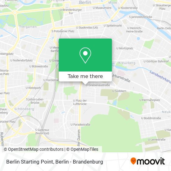 Карта Berlin Starting Point