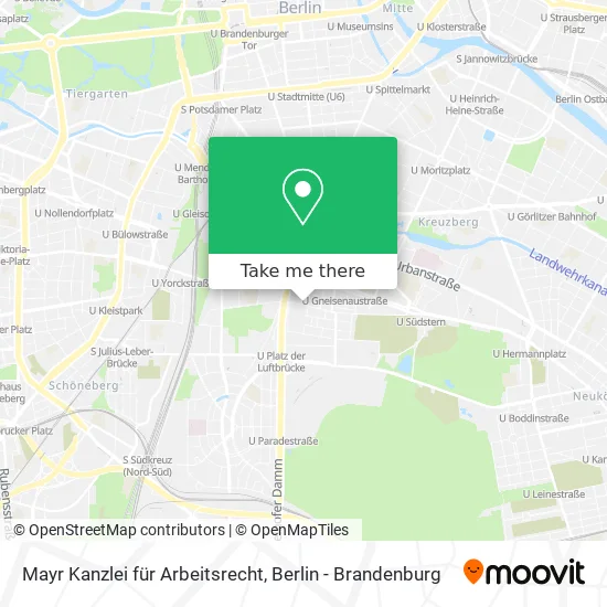 Карта Mayr Kanzlei für Arbeitsrecht