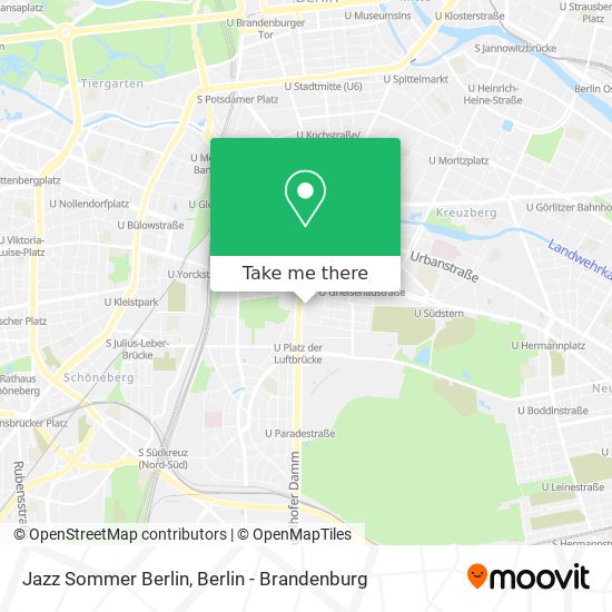 Jazz Sommer Berlin map