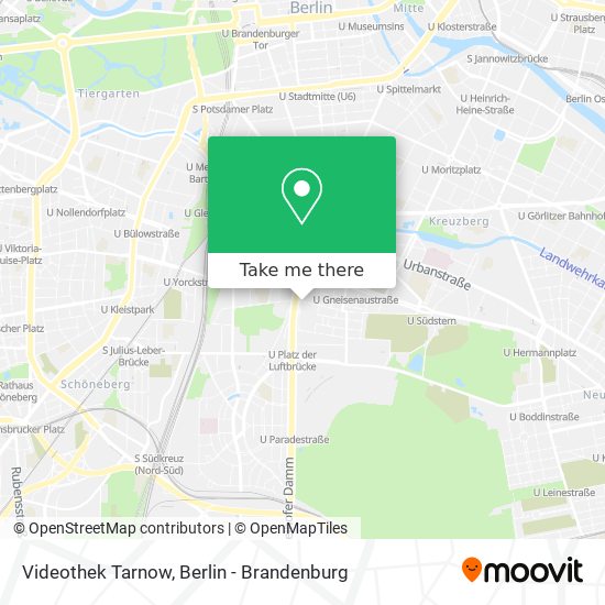 Videothek Tarnow map