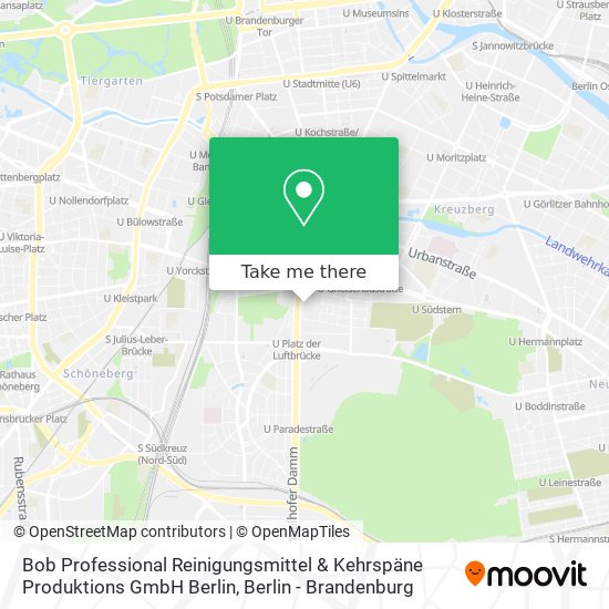 Bob Professional Reinigungsmittel & Kehrspäne Produktions GmbH Berlin map