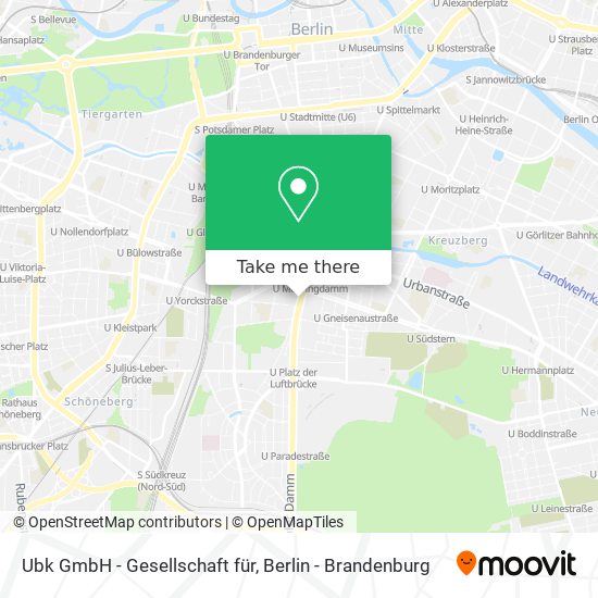 Карта Ubk GmbH - Gesellschaft für