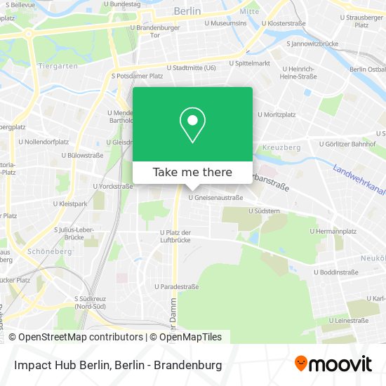 Карта Impact Hub Berlin